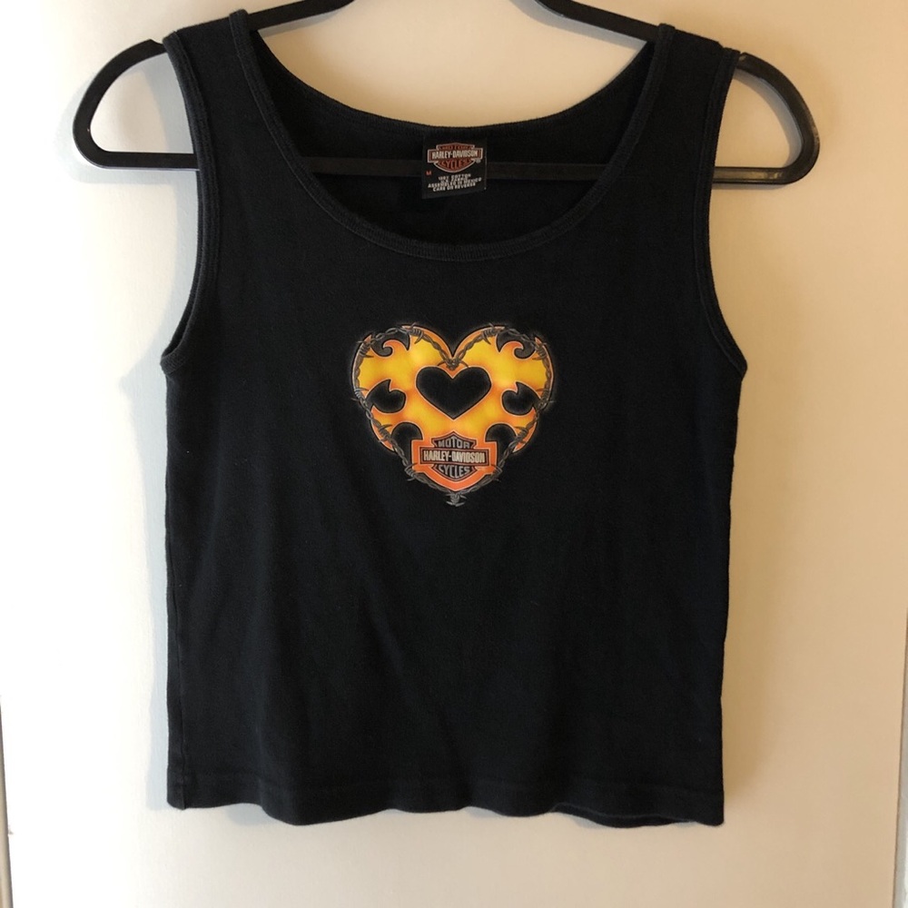 Vintage Harley Davidson tank